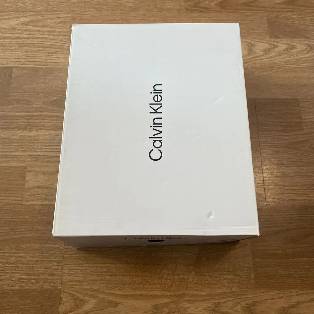 Calvin Klein Women’s Vivera Buckle Strap Stiletto Dress Booties Ivory 7.5M NIB - Picture 2 of 10